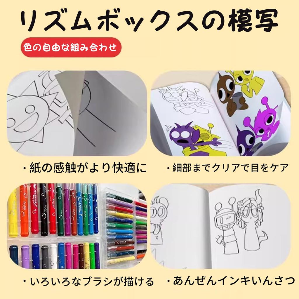 AAGWW Easy Drawing Water Coloring Set for Versatile Coloring Clear Thick Safe and Suitable for Elementary School Gift Books, 5-Piece Kids, Books,