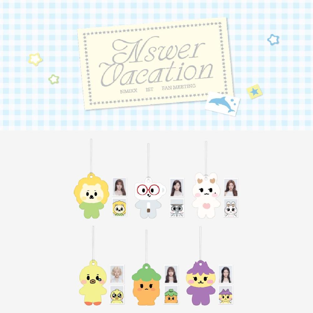 

Предзаказ NMIXX 1-й Фан-встречи NSWER Vacation Бирка для багажа DANDELION