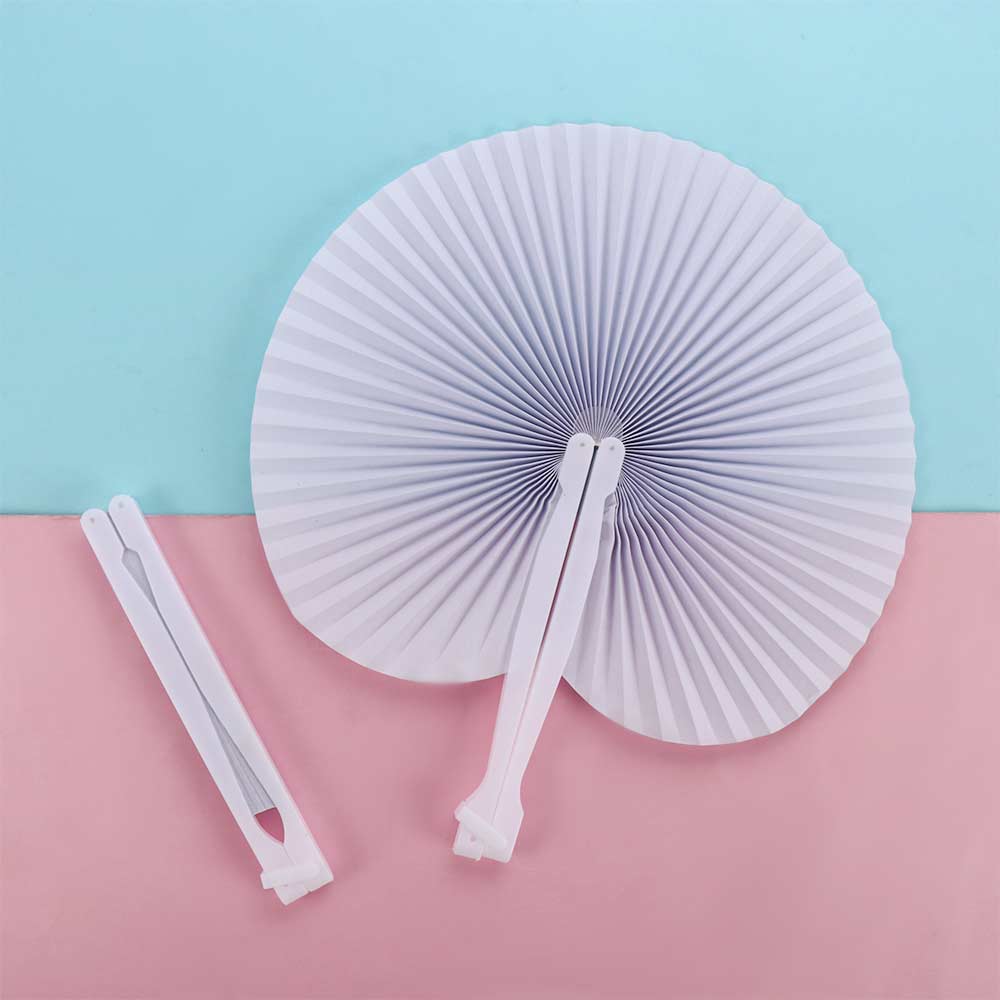 Practice Calligraphy Fan Wedding Party Anniversary Birthday Craft Fan Paper Fan Toy Fan Folding Fan