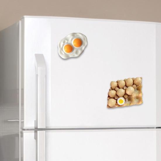 

Reusable Fine Workmanship Useful Removable Cute Food Shaped Magnets Refrigerator Stickers Fridge Stickers