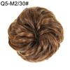 Women Hair Bun Ponytail Extension Wavy Curly Messy Chignon Hairpiece Scrunchie