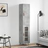 VidaXL Highboard Concrete Grey 34.5x34x180 Cm Engineered Wood 3199021