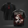 Unohana Retsu BLEACH Printed T-shirt Vintage Washed Oversized T Shirt Men Women Clothing Short Sleeve 100% Cotton Tees Tops