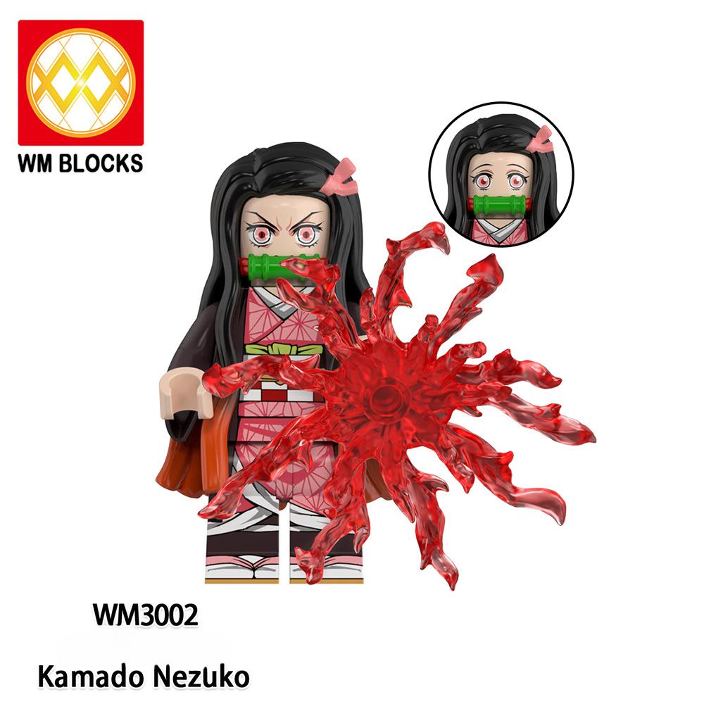Animes Mini Bricks Action Figures Building Block Dolls Comic Assembly Assembly Toys for Children WM6218