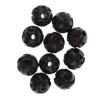10 Lot Black Wood Beads Buddhist Print Necklace Anlets Key Decor 12MM