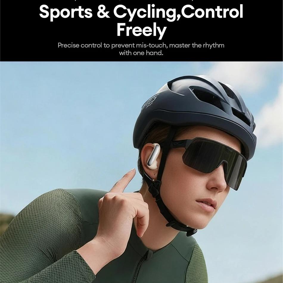 Origina Lenovo AC100 OWS Open-Type Wireless Bluetooth Earphone HIFI Sound Quality HD Call Touch Earbud Waterproof Outdoor Sports Headphone NEW