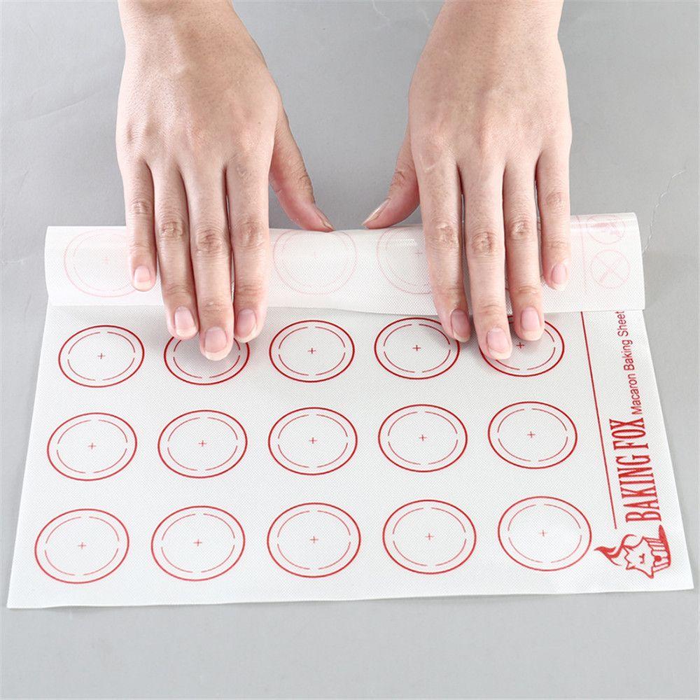 Bakeware Pastry Tools Glass Fiber Cake Tray Non Stick Baking Tray Pads Reusable Macaron Baking Mat