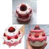 Squishy Strawberry Cake Model With Slow Rebound Pu Foam For Kids And Collectors