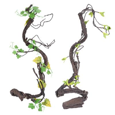 Forest Bend Branch Bend Branch Artificial Vine Climber Artificial Reptiles Vine Climber Jungle  Bend Branch Terrarium Cage Decor