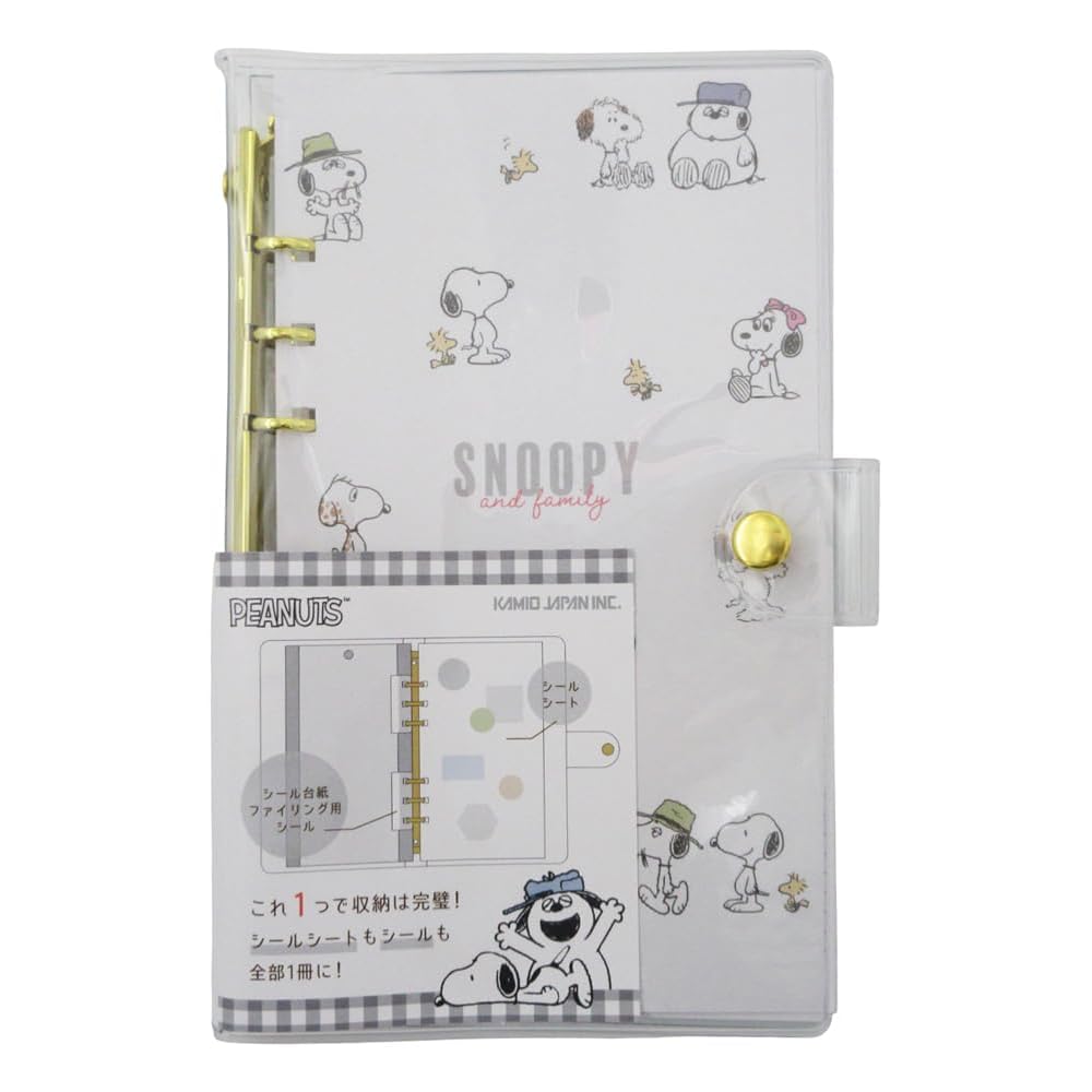 Kamio Japan Snoopy Adult Sticker Storage Family Pack 276321 Peanuts