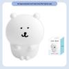 Self-Deprecating Bear Night Light - Mini Tap-Tap Lamp & Bedroom Ornament, Perfect Birthday Gift for Girls