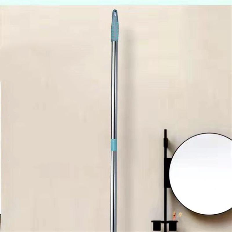 Dual Floor Mop Wet Dry Use Microfiber Free Hand Washing Flat Cleaning Tile Mop For Home Use Blue