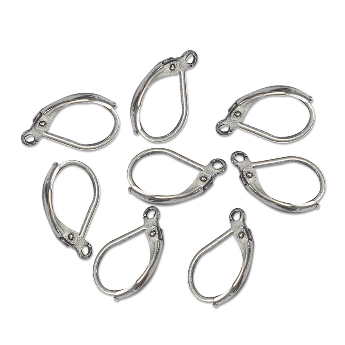 

10 шт./пакет, медные гипоаллергенные розовые золотые французские серьги-крючки, проволочные застежки для ушей, основа для изготовления ювелирных изделий своими руками темно серый