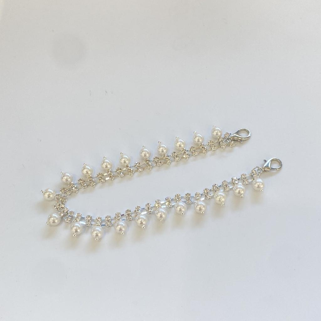 Elegant Detachable Beaded Shoe Heel Charm Stylish Back Heel Pendant Shoe Heel Accessory Beaded Heel Jewelry for Women