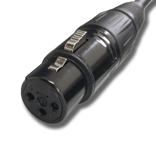 F-Factory Microphone Cable, XLR Cable (Male-Female), 15m, Canon Cable, XLR Balanced Connection, 3-Pin Microphone Recording, Professional Recording, Co