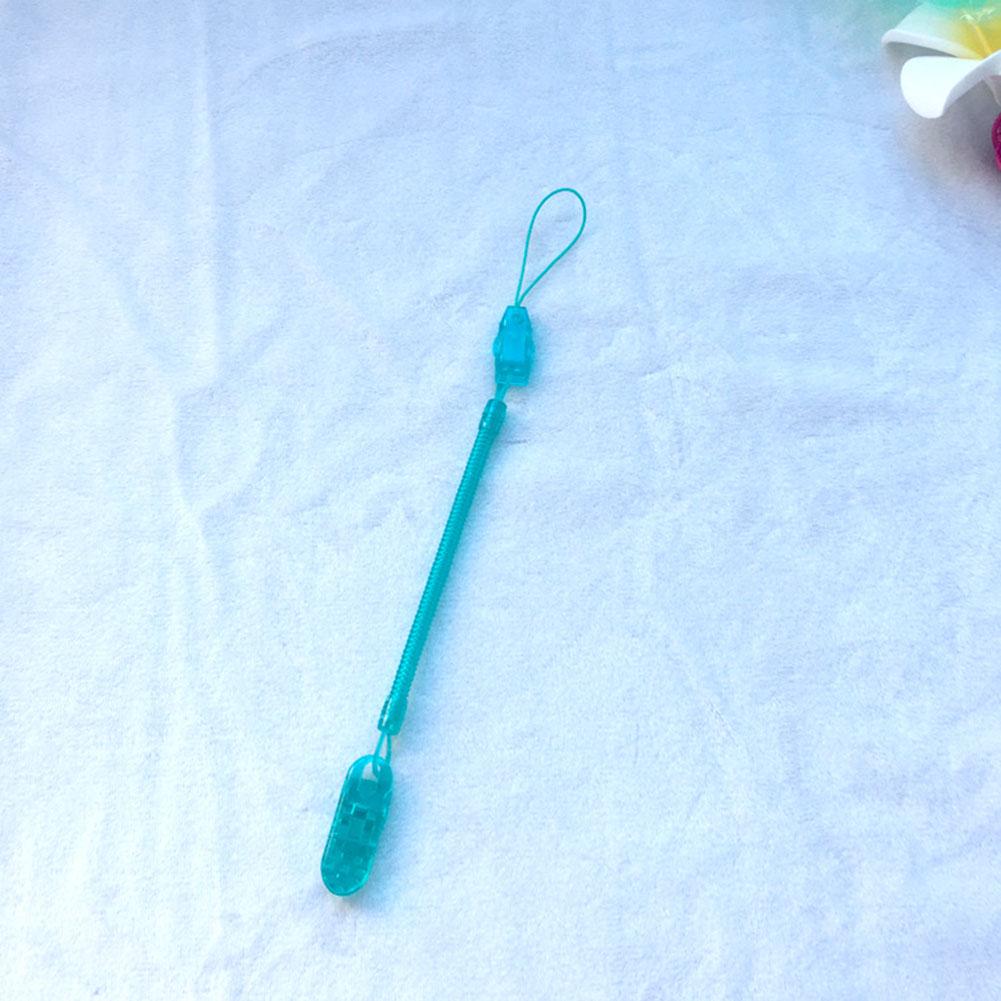 Infant Baby Dummy Pacifier Teether Soother Spring Nipple Clip Chain Strap Holder for Toddler Kids