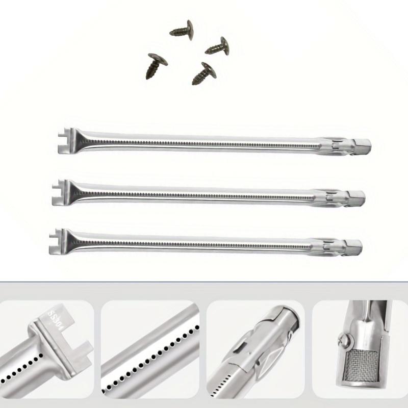 Easy Installation Burners Tube Set Suitable for Optimal Grill Efficiency Featuring Corrosion Resistance and Simple Setup