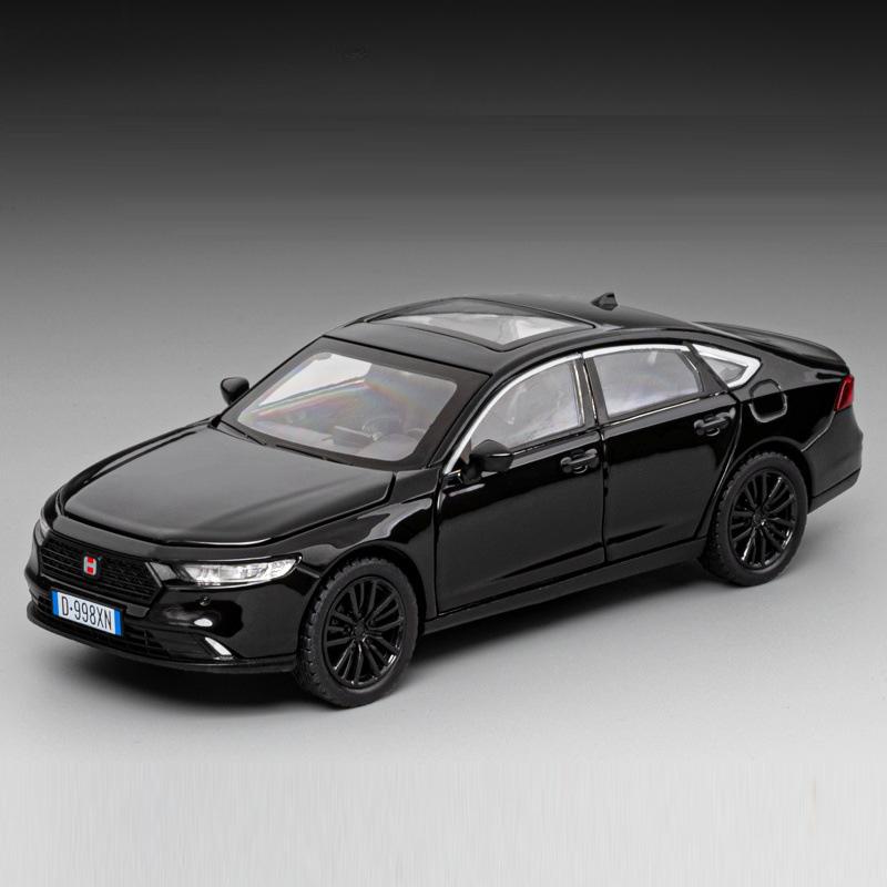 1:32 Honda Accord CIVIC TYPE-R Toys Cars Miniature Models Alloy Diecast Doors Opened Car Toy Sound Light Vehicles Children Gifts ahn256