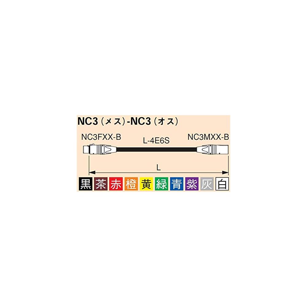 Happy Watch Kose Canare EC03-B Microphone Cable 3m Black