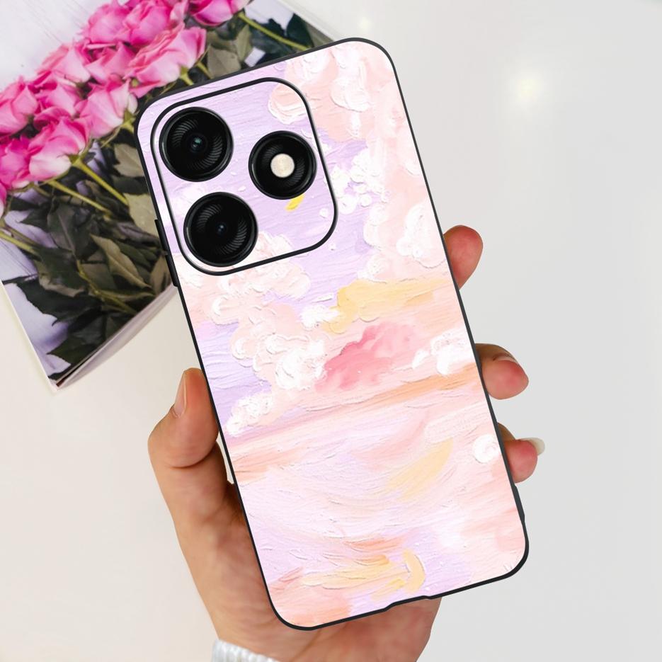 For Tecno Spark 20C Case BG7n BG7 Stylish Painted Cover Soft TPU Matte Phone Case For Tecno Spark 20 Pro Plus Spark20 20C Bumper
