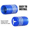 FOR Car Tire Valve Stems Cap Aluminum Tire Wheel Stem Air Valve Cap For Tesla Model 3 Model X Y S Roadster