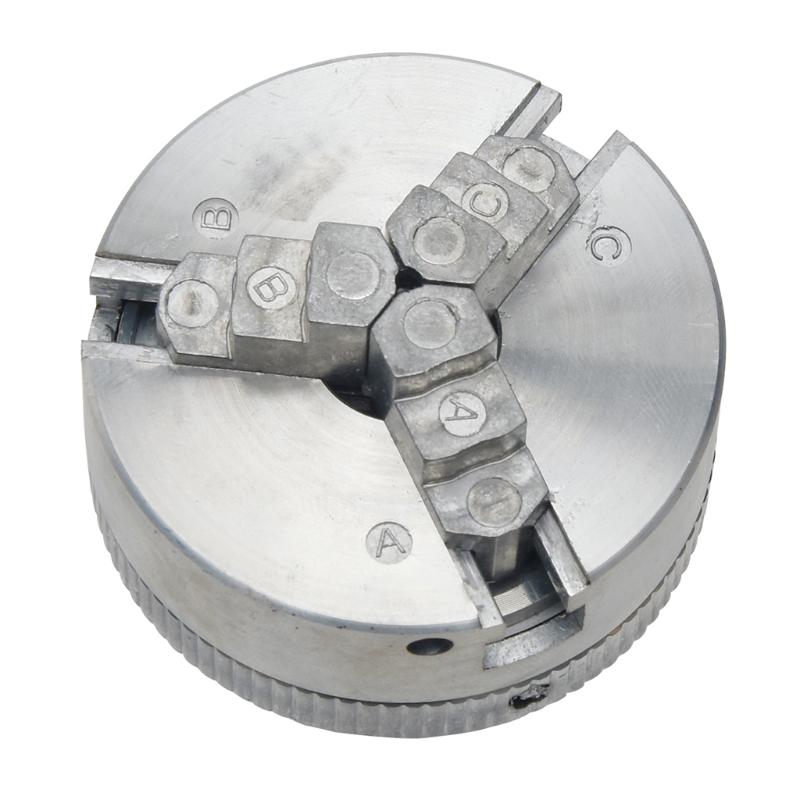 Comapct Zinc Alloy 3-Jaw Lathe Chuck with Large Clamping Range in Machine Tool Accessories Fitting for Electric Drill
