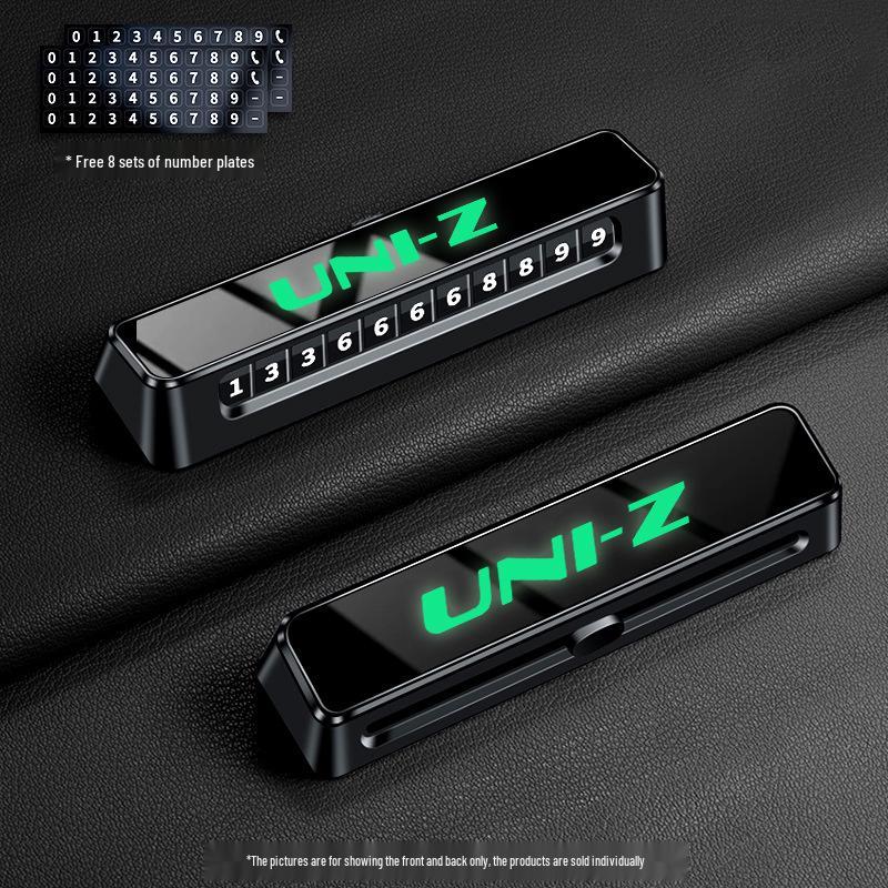 Changan Uniz Unik Univ Unit Car Temporary Parking Sign Phone Card