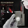 Focus YH026A10 Automatic Pop-up Cigarette Case & Lighter - Portable, Moisture-Proof, Pressure-Resistant