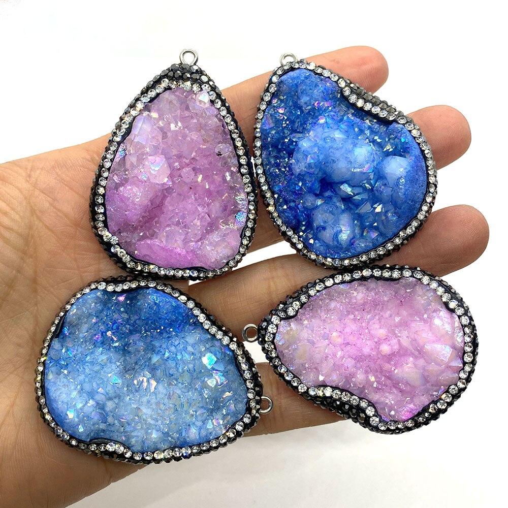 Pendant Natural Aura Gemstone 