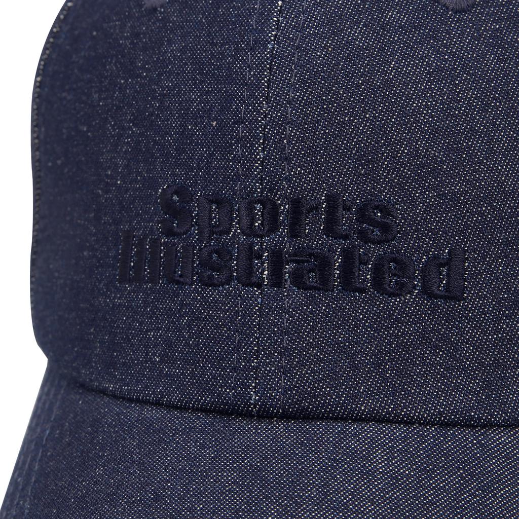 SPORTS ILLUSTRATED Stack Logo Denim Ball Cap (Blue)