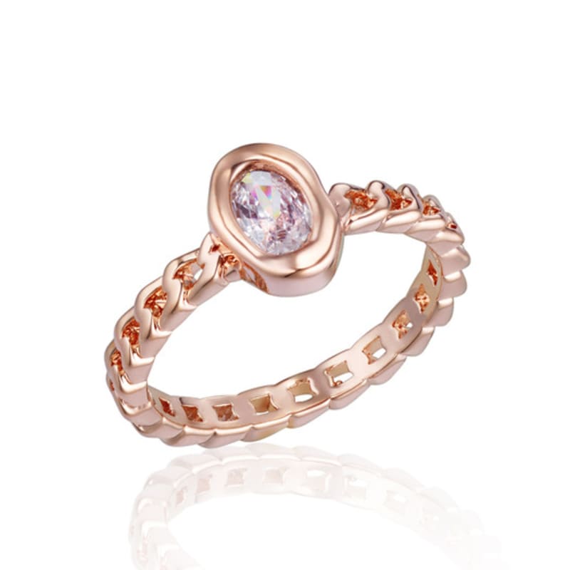 ELLE Jewelry Vivid Party Oval Cubic Ring ELBRWR134
