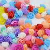 3cm Künstliche Blumen Handgefertigte Blumenmaterialien Schaumstoff Rosenköpfe Valentinstagsrose