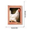 3D Cartoon Animal Magnetic Photo Frame Framed Picture Style Wooden Magnet  Office Board