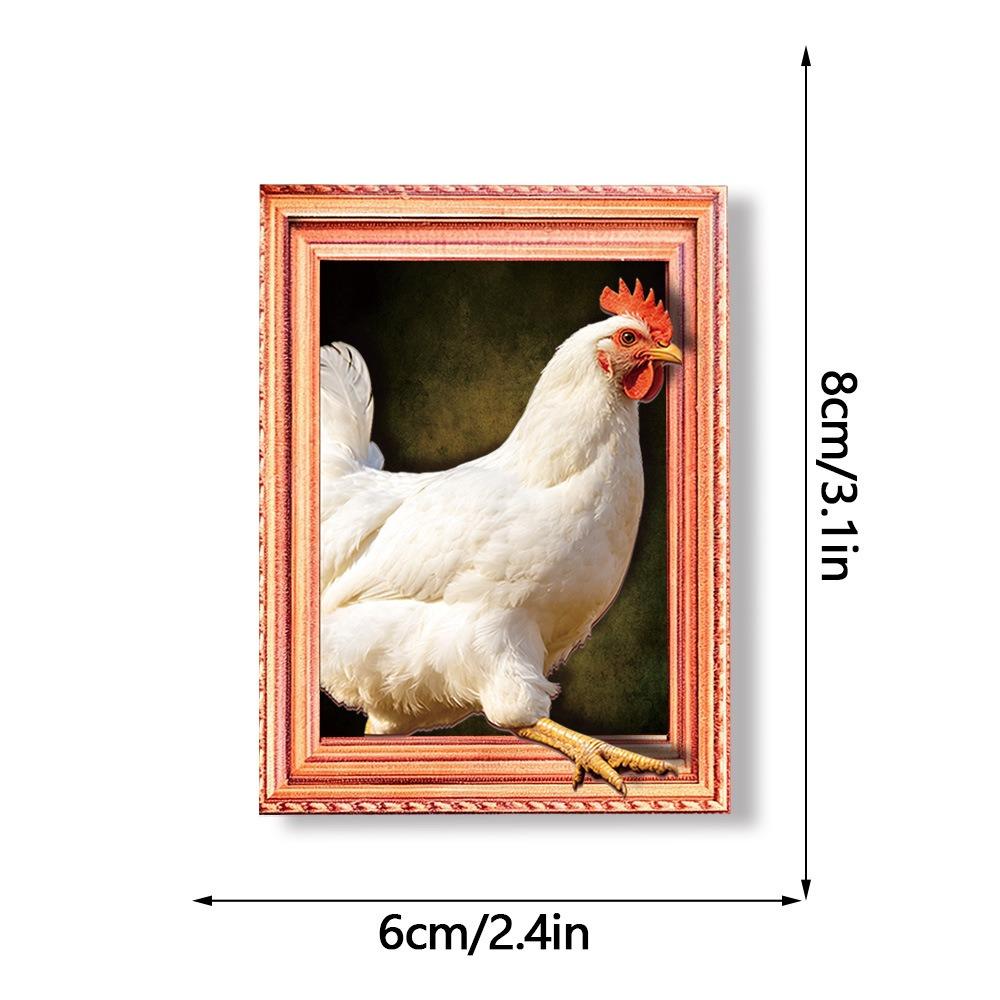 3D Cartoon Animal Magnetic Photo Frame Framed Picture Style Wooden Magnet  Office Board