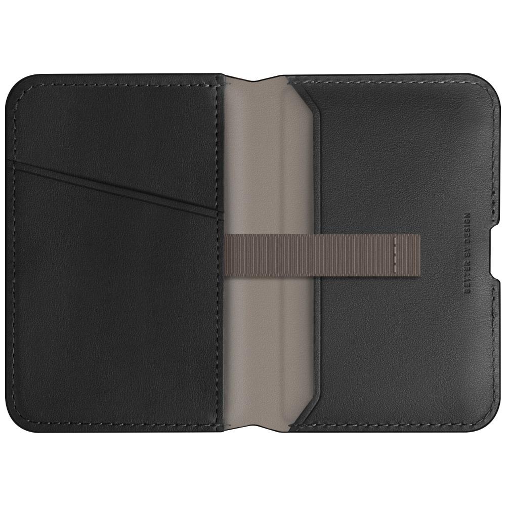Etui portfelowe do iPhone UNIQ Lyden DS RFID Stojak Czarne
