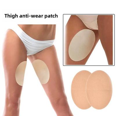 10er-Pack Anti-Chafing-Oberschenkelpolster – TPU und Vlies, selbstklebend, transparent, schweißabsorbierend zur Vermeidung von Reibung