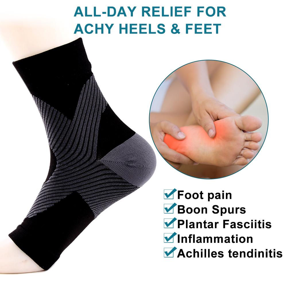 1 Pair Compression Socks for Women Ankle Brace Support Neuropathy Soothe Socks, Nano Soothesocks for Men Women