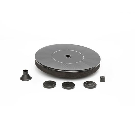 Solar Powered Garden Decor Floating Fountain Freestanding Bird Bath Water Pump