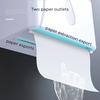 WTEMPO Doppelschichtige Wandmontierte Taschentuchbox Perforationsfreie Papierfach Wasserdicht Toilettenpapier Aufbewahrungsregal Rollenpapier Taschentuchhalter