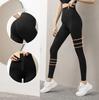 Pantaloni elasticizzati a vita alta corsetto body shaper vita pantaloni skinny push up leggings fitness da palestra per donna
