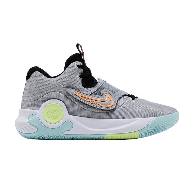 Nike KD Trey 5 X EP  Grey Volt Crimson  40.5
