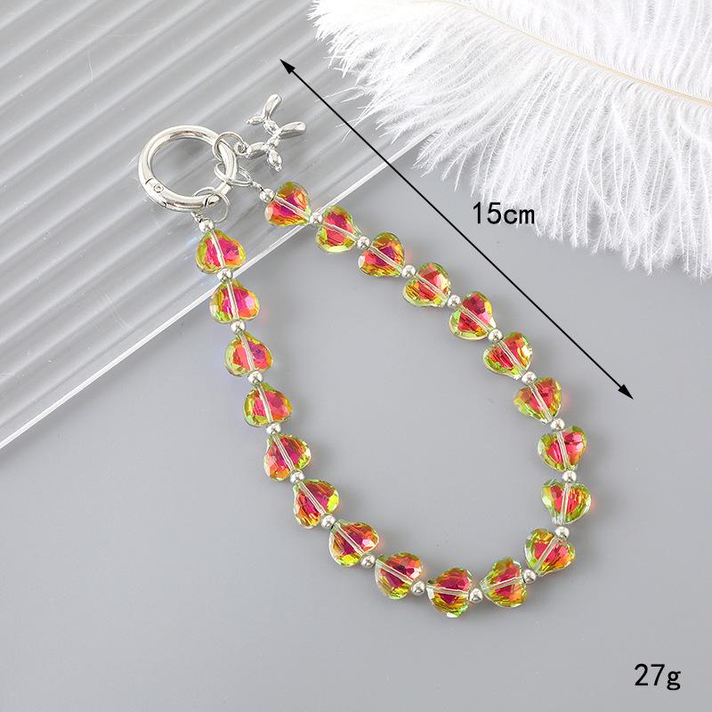 Κρεμαστό Κινητού με Κρύσταλλα και Χάντρες: Κορδόνι για Τσάντα Πολυτελείας & Μπρελόκ Αντι-Πτώσης.