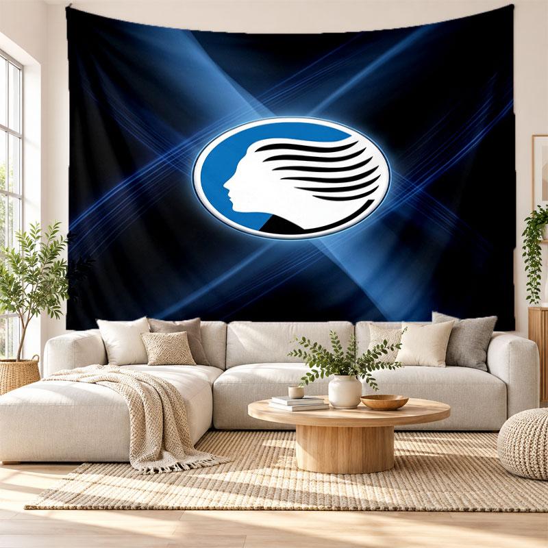 Atalanta FC Wall Tapestry, Soft Fabric Wall Hanging, Decorative Backdrop For Bedroom Home Wall Art