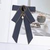 Collegiate Style Girls Neck Flower With Butterfly Tie For Office And Uniform Wear