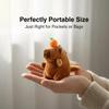 Wiggly Tail Capybara Plush Toy Keychain, Cute Kawaii Capybara Plushie with Moving Tail, Anime Bag Charm Gift for Girls Kids Fans