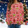 Christmas Sweatshirts For Women Knit Sweater Cute Shirt Fall Crewneck Pullover Tops