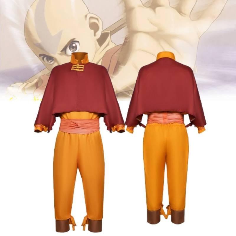 Stylish The Last Airbender Roleplay Costume With Soft Flexible Spandex Fabric