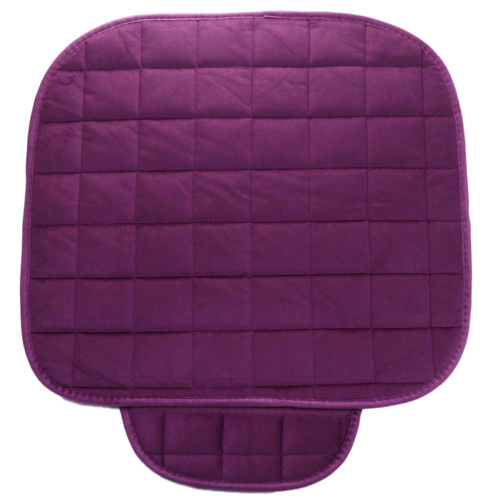 

Keep Warm Winter Anti-slip Front Chair Seat Pad Breathable Pad Vehicle Seat Cushion Car Seat Protector Car Seat Cover фиолетовый