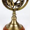 Nauticl Antique Vintage Zodiac Armillary Brass Sphere Globe Display de madeira |