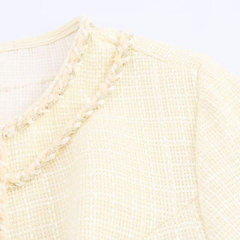 Kaslead New Women Clothes Western Style Fashion Simple Temperament Round Neck Rove Long Sleeve Dress